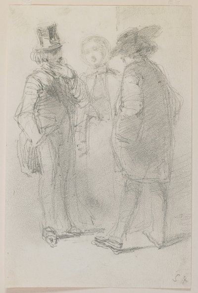 Whistler with Friends, 1858 by James Abbott McNeill Whistler